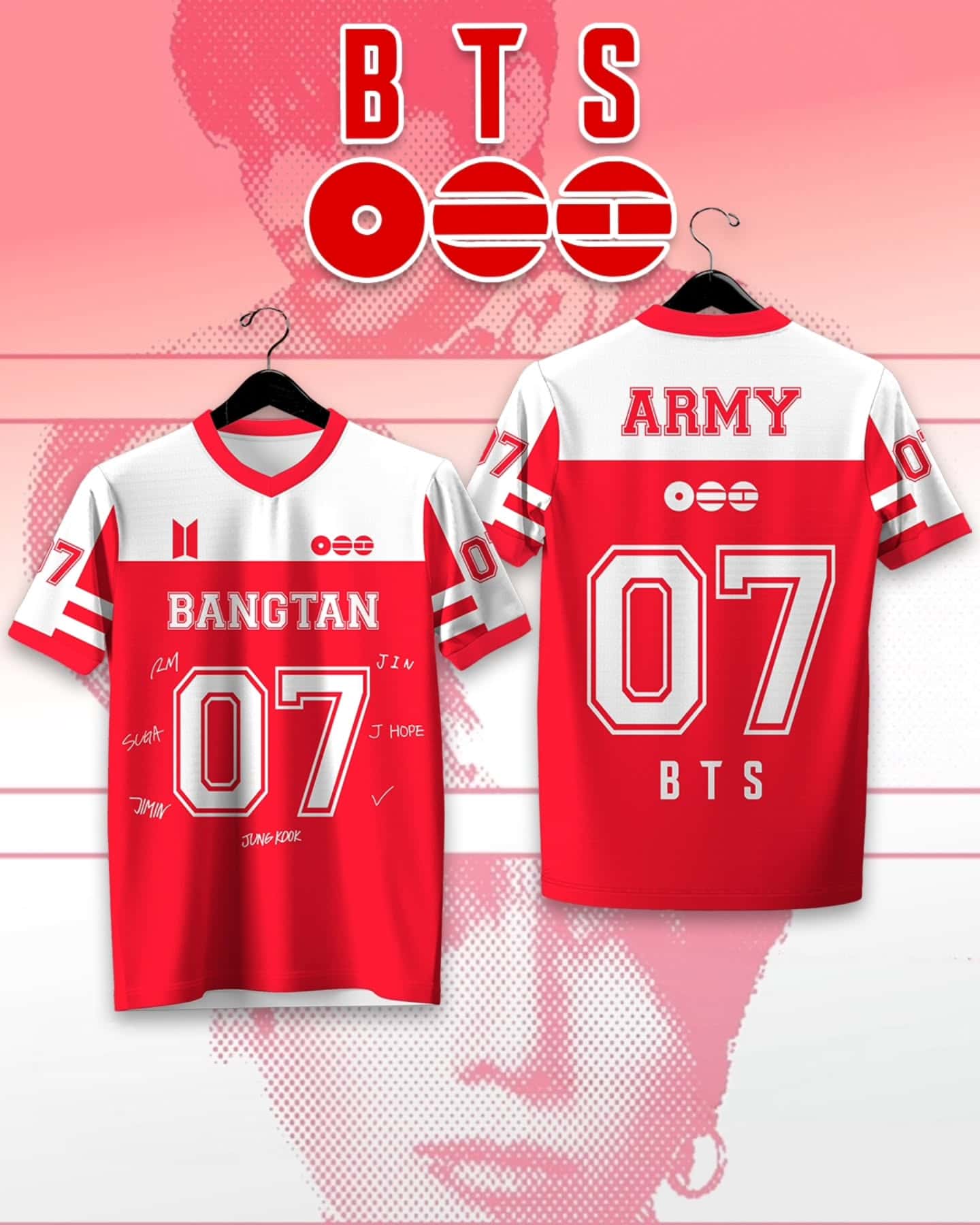 Women'S Fashion Rugby Top - BTS ARMY 새로운 럭비 저지 KPOP