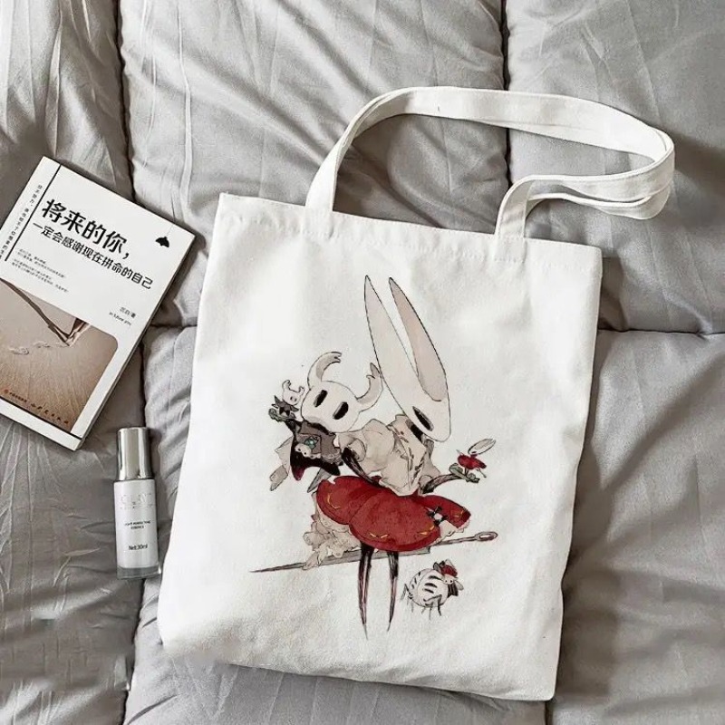 Canvas Tote Bag - 게임 주변기기 홀로우 나이트 캔버스 가방