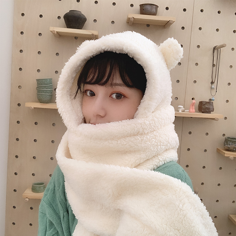 Women'S Fashion Visor - 2Pcs 패션 겨울 여성 참신 Beanies