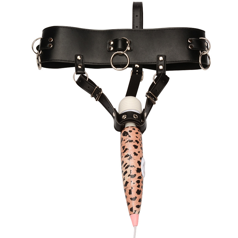 Women'S Fashion Harness - 가죽 스트랩 온 BDSM 본디지 AV