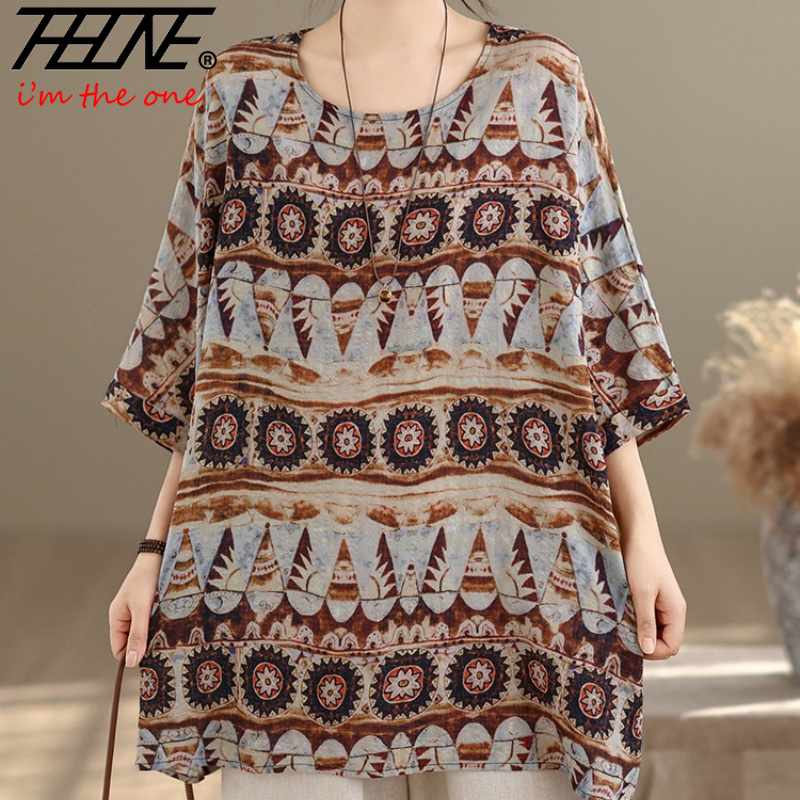 Women'S Fashion Jersey - THHONE 플러스 사이즈 패션 여름 여성