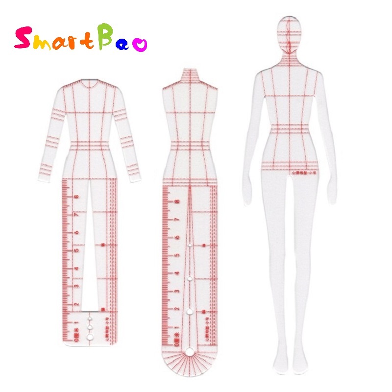Women Fashion Figure Template - 여성 패션 드로잉 자 그림 드로잉