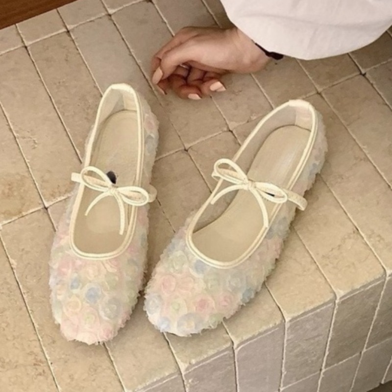Women'S Fashion Walking Shoes - 부드러운 뉴 차이니즈 로즈 메쉬 메리제인