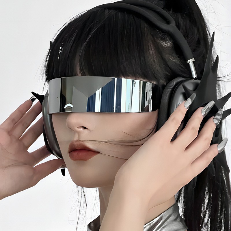 Y2K 미래형 좁은 사이클롭스 바이저 선글라스 여성 남 - Women'S Fashion Visor 리뷰 및 가격