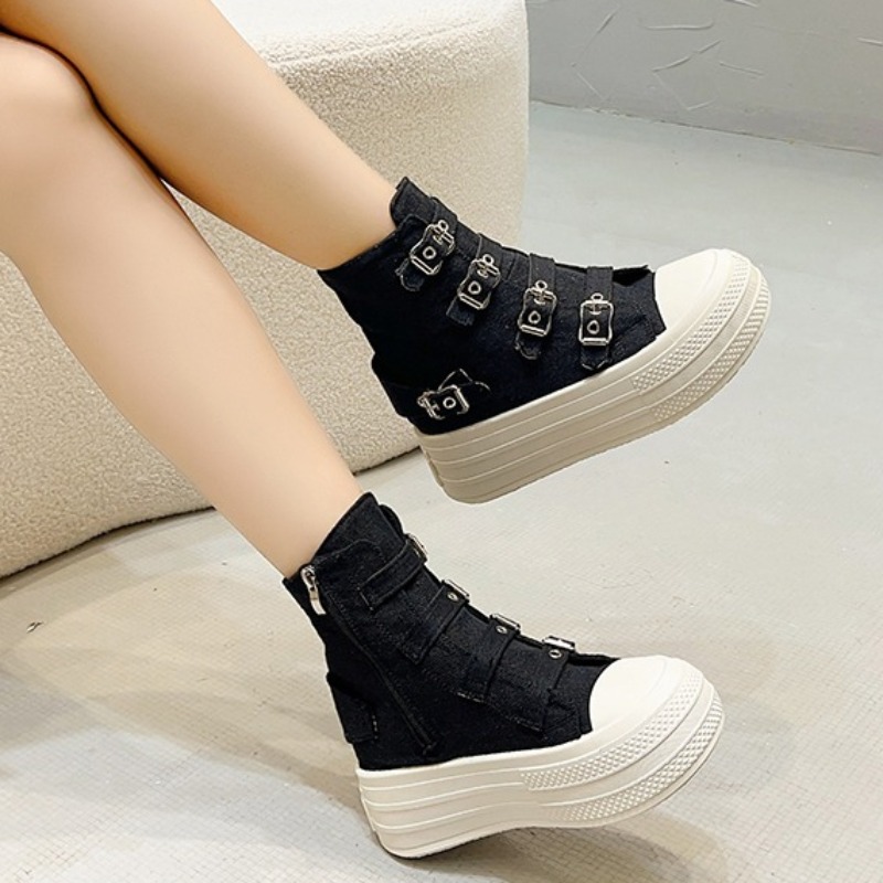 여성용 2025년 봄/여름 신상 캐주얼 다용도 하이탑  - Women'S Fashion Walking Shoes 리뷰 및 가격