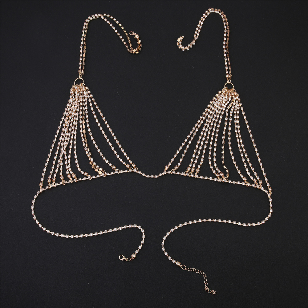 럭셔리 하트 크리스탈 비키니 바디 체인 하네스 여성용, - Women'S Fashion Harness 리뷰 및 가격