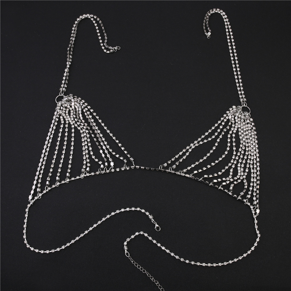 럭셔리 하트 크리스탈 비키니 바디 체인 하네스 여성용, - Women'S Fashion Harness 리뷰 및 가격