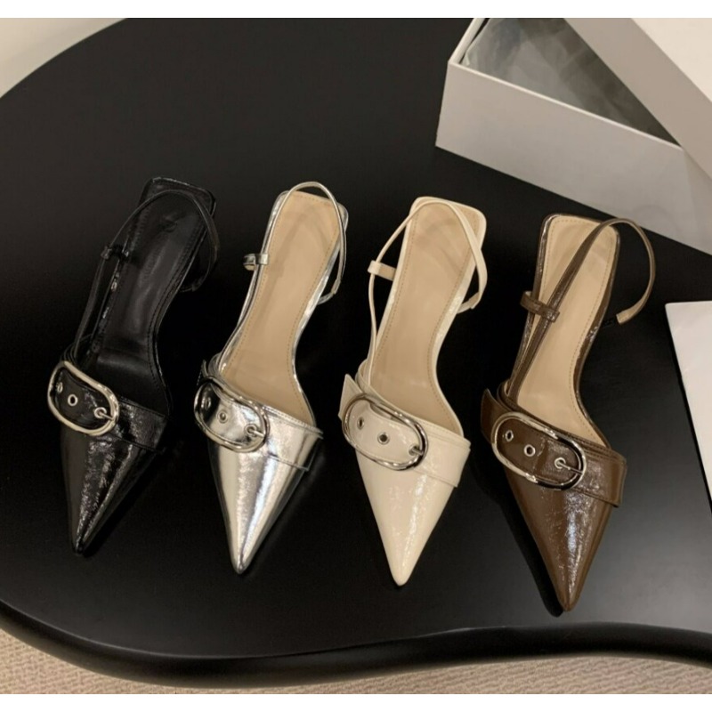 뉴 레트로 패션 섹시 디자이너 에나멜 가죽 포인티드 토 - Women'S Fashion Designer Clothes 리뷰 및 가격
