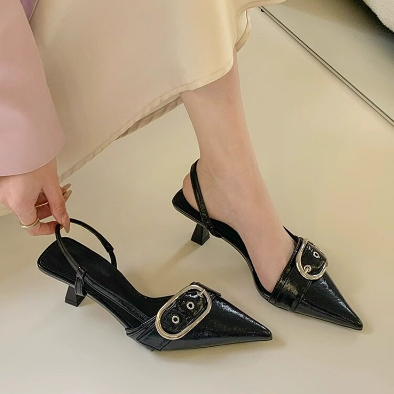 뉴 레트로 패션 섹시 디자이너 에나멜 가죽 포인티드 토 - Women'S Fashion Designer Clothes 리뷰 및 가격