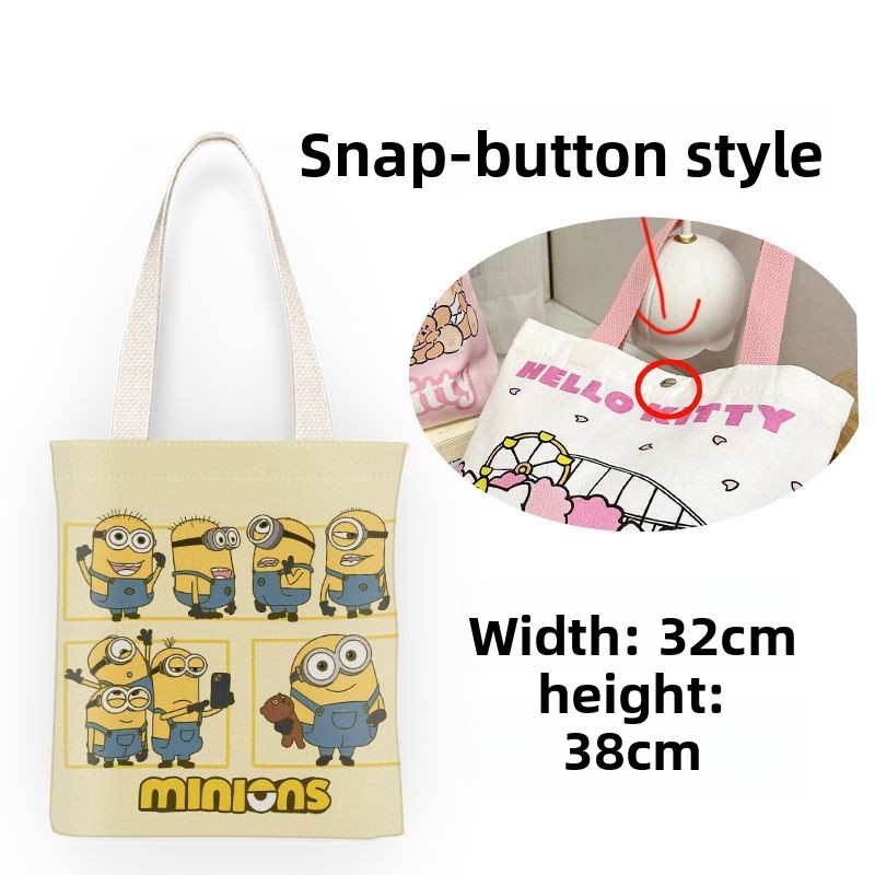 미니언즈 영화 애니메이션 만화 귀여운 캔버스 가방 카와 - Canvas Tote Bag 리뷰 및 가격
