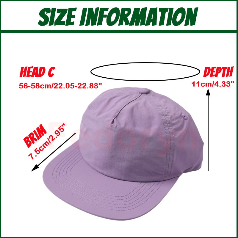 페도린 맞춤 자수 야구 모자 플랫 브림 소프트탑 힙합  - Women'S Fashion Visor 리뷰 및 가격
