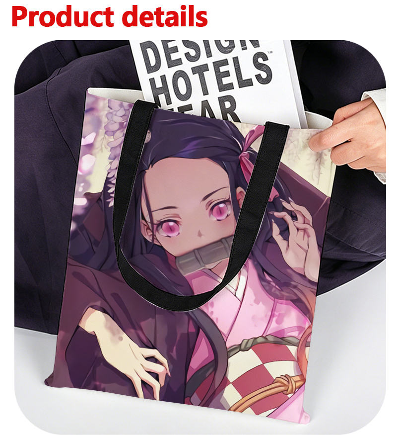 악마 슬레이어 카마도 네즈코 여성 핸드백 츠유리 카나와 - Canvas Tote Bag 리뷰 및 가격
