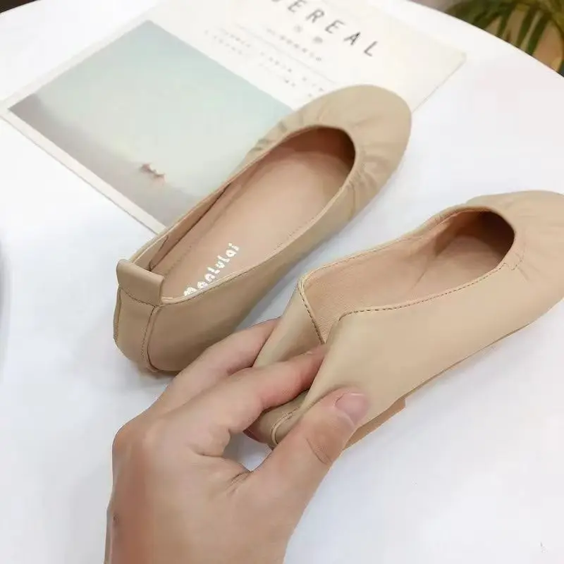 한국어 스타일 숙녀 신발 캐주얼 여성 플랫 신발 라운드 - Women'S Fashion Quick Delivery 리뷰 및 가격
