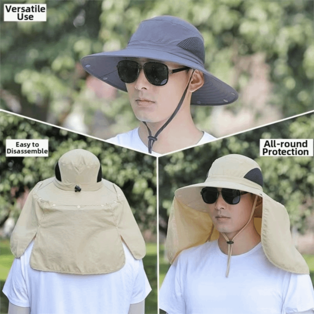 패션 의류 남성용 햇빛 가리개 모자 큰 챙 탈부착 가능 - Women'S Fashion Visor 리뷰 및 가격