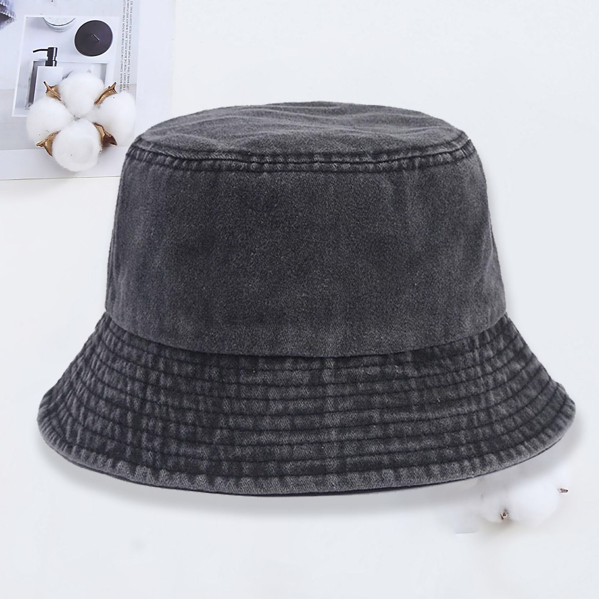 커스텀 로고 데님 버킷햇 패션 워싱 데님 캡 디자인 남 - Women'S Fashion Visor 리뷰 및 가격