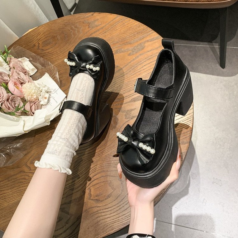 2026 로리타 슈즈 블랙 슈퍼 하이힐 메리 제인 슈즈 - Women'S Fashion Walking Shoes 리뷰 및 가격