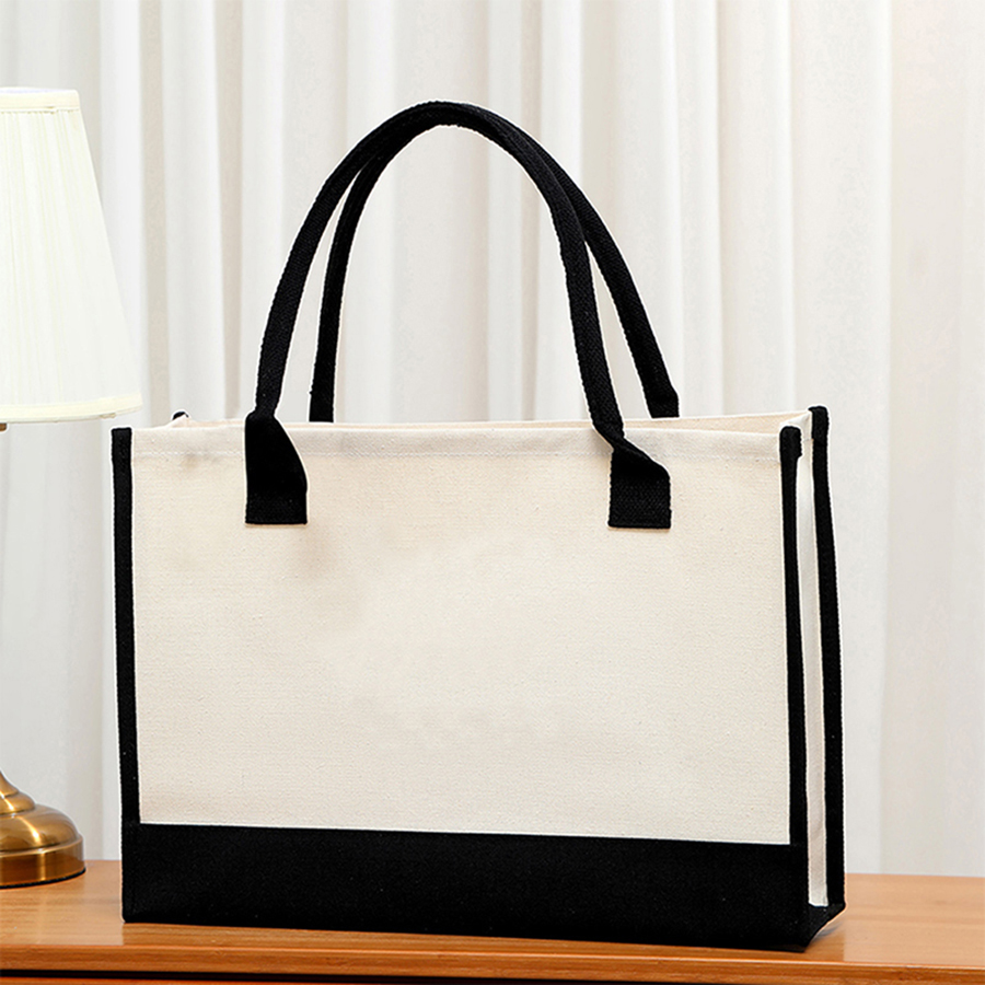 만화 프린트가 있는 밝은 흰색 캔버스 가방 - 우아하고 - Canvas Tote Bag 리뷰 및 가격
