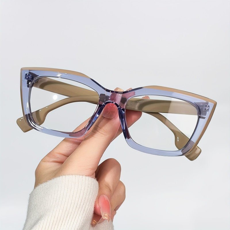 여성용 미니멀리스트 사각 프레임 안경 - 투명 AC 렌 - Women'S Fashion Glasses Non Prescription 리뷰 및 가격