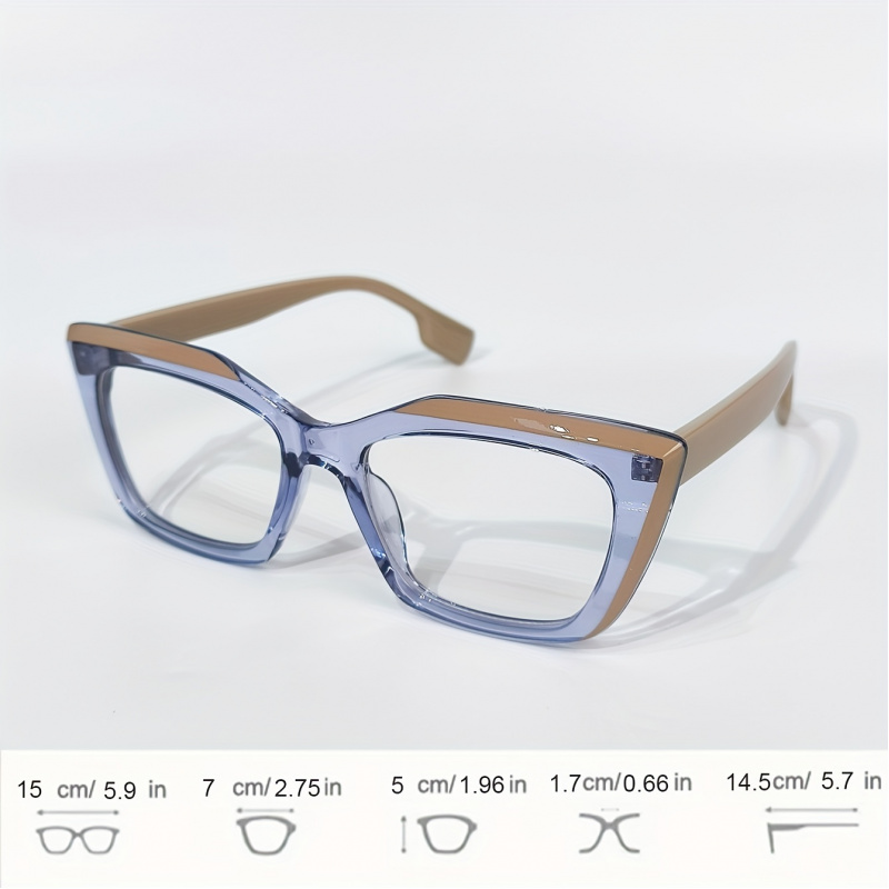 여성용 미니멀리스트 사각 프레임 안경 - 투명 AC 렌 - Women'S Fashion Glasses Non Prescription 리뷰 및 가격