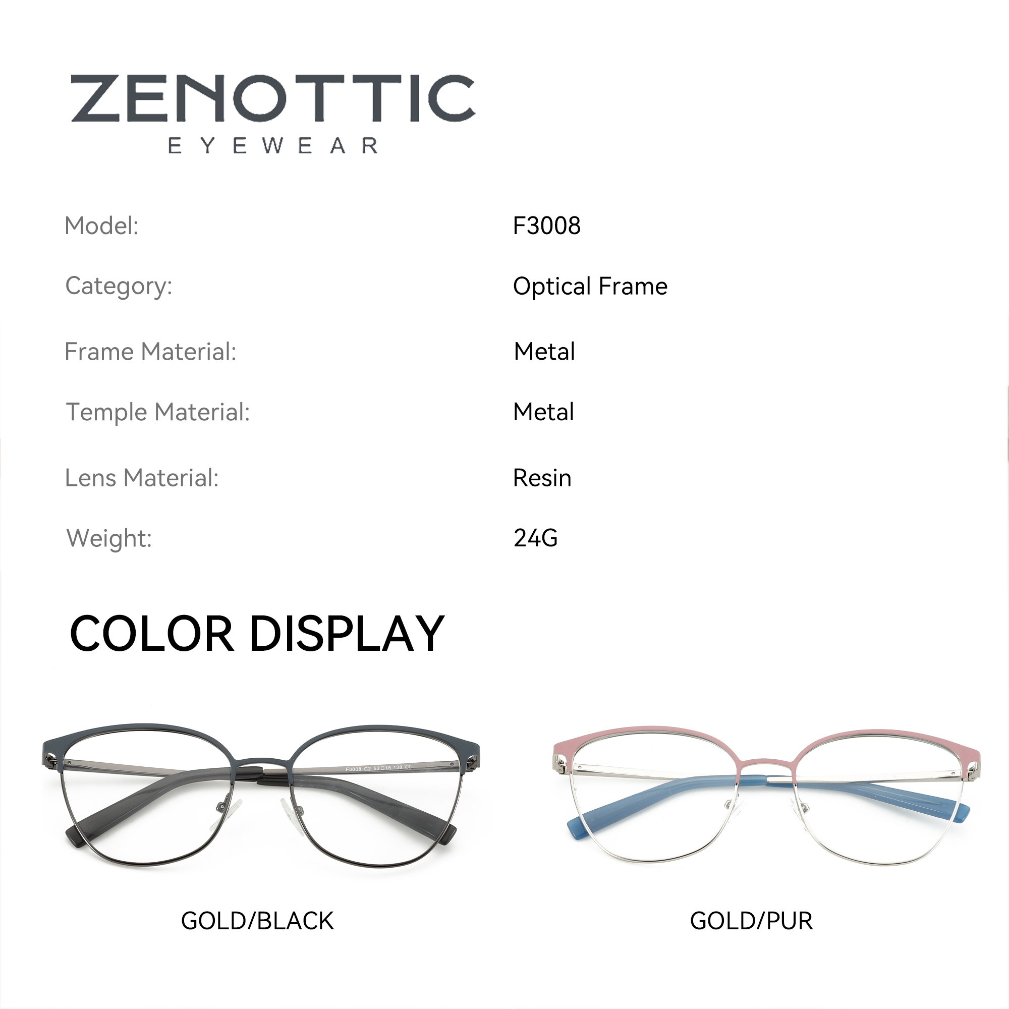 ZENOTTIC 패션 스퀘어 광학 안경 프레임 트렌드  - Women'S Fashion Glasses Non Prescription 리뷰 및 가격