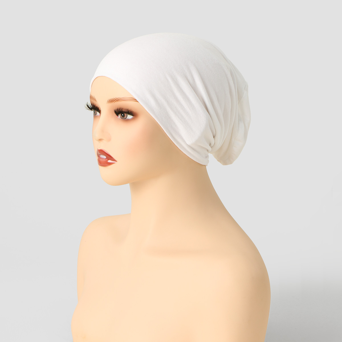 무슬림 여성용 핫 솔리드 코튼 모달 저지 히잡, 터번  - Women'S Fashion Visor 리뷰 및 가격