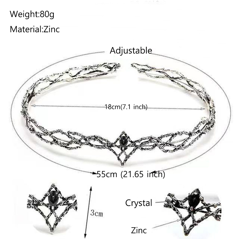 조절 가능한 빈티지 가시 모양 헤어 티아라 여성/남성용 - Women'S Fashion Headbands 리뷰 및 가격