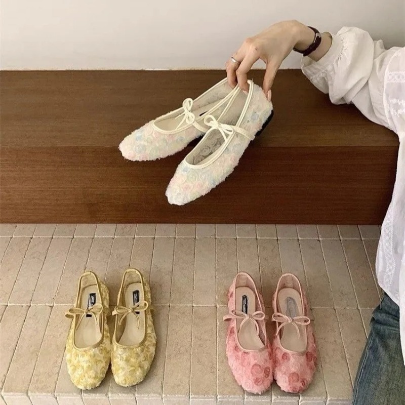 부드러운 뉴 차이니즈 로즈 메쉬 메리제인 슈즈 2026 - Women'S Fashion Walking Shoes 리뷰 및 가격