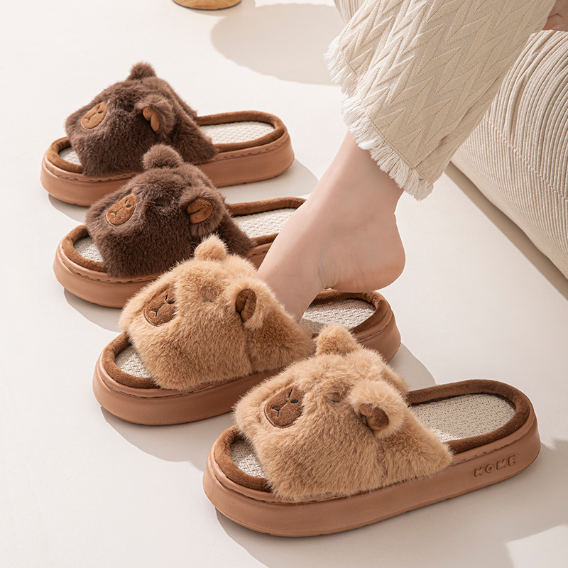 헴프 카툰 여성 슬리퍼 홈 플랫 캐주얼 봄 여름 럭셔리 - Women'S Fashion Walking Shoes 리뷰 및 가격