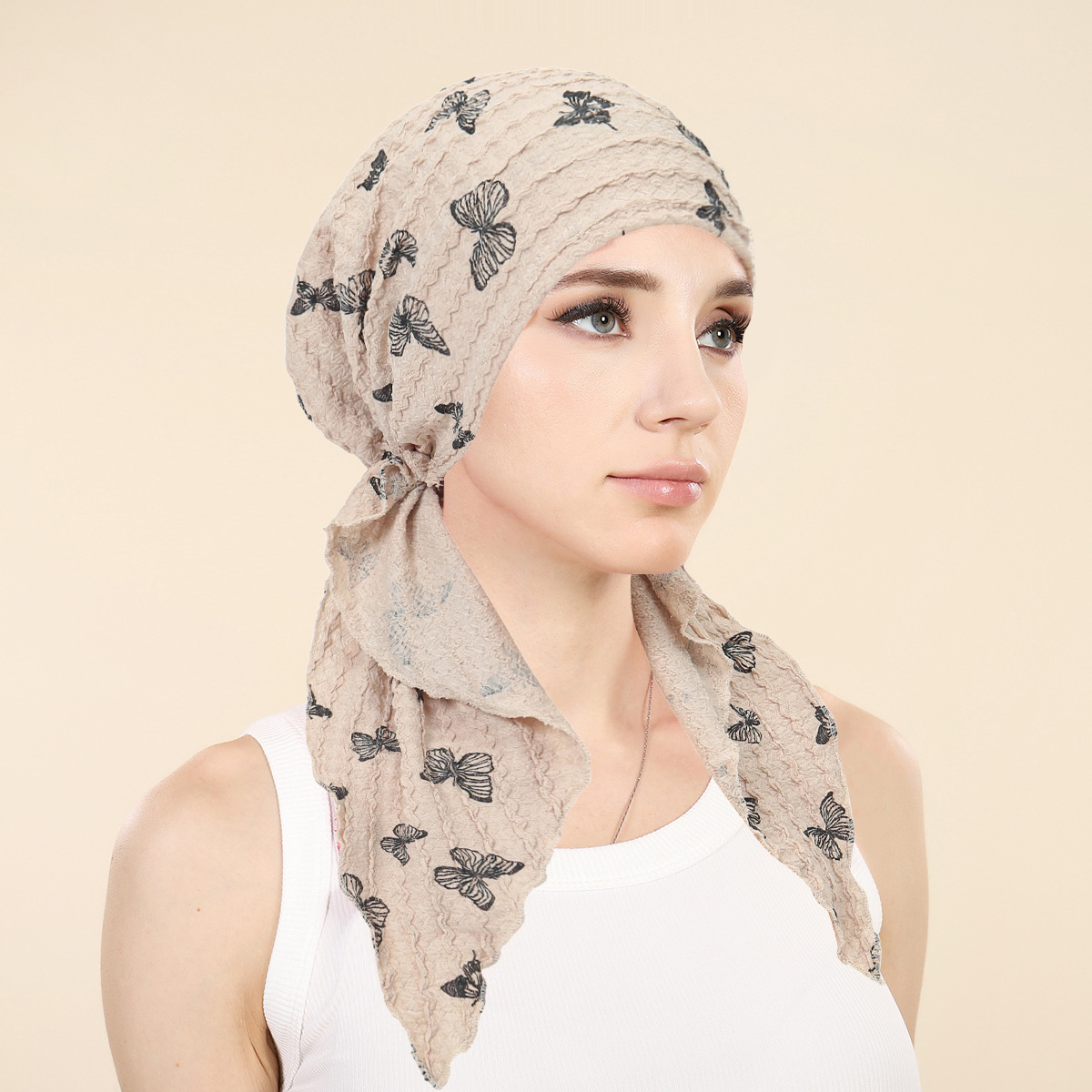 여성 무슬림 히잡 캡 랩 헤드 소프트 탄성 롱테일 터번 - Women'S Fashion Headbands 리뷰 및 가격
