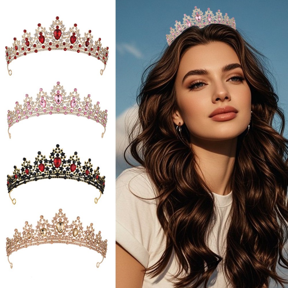 빈티지 리프 바인 실버 도금 라인스톤 신부 왕관 티아라 - Women'S Fashion Headbands 리뷰 및 가격