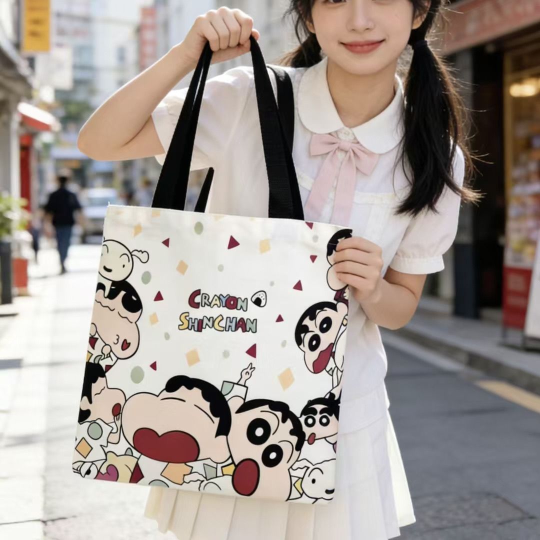 2026 새로운 크레용 신짱 캔버스 토트 백 대용량 여 - Canvas Tote Bag 리뷰 및 가격