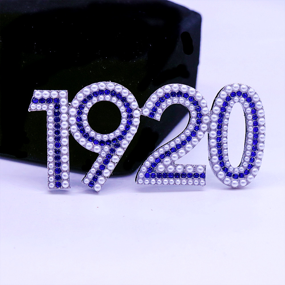 패션 칼리지 여학생 브로치 쥬얼리, 그리스 문자 제타  - Women'S Fashion In 1920 리뷰 및 가격