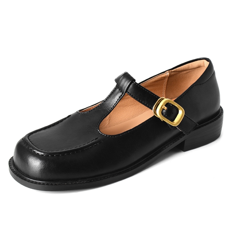 캐주얼 여성 플랫 슈즈 정품 가죽 패션 편안한 T-스트 - Women'S Fashion Walking Shoes 리뷰 및 가격